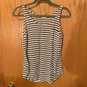 Stripped Old Navy Summer Tee Blue White Medium